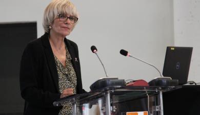 Hélène Sandragné, présidente du conseil départemental de l'Aude