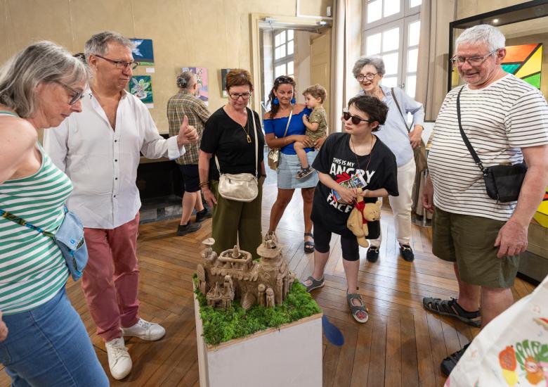 L'art sans limites, maison des mémoires de Carcassonne.